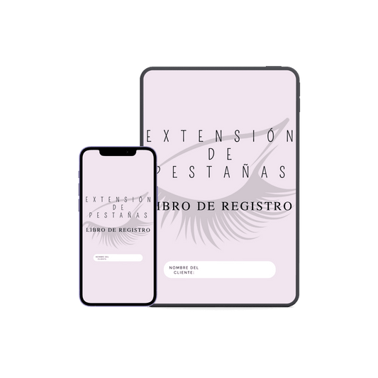 Formulario digital de extensión de pestañas