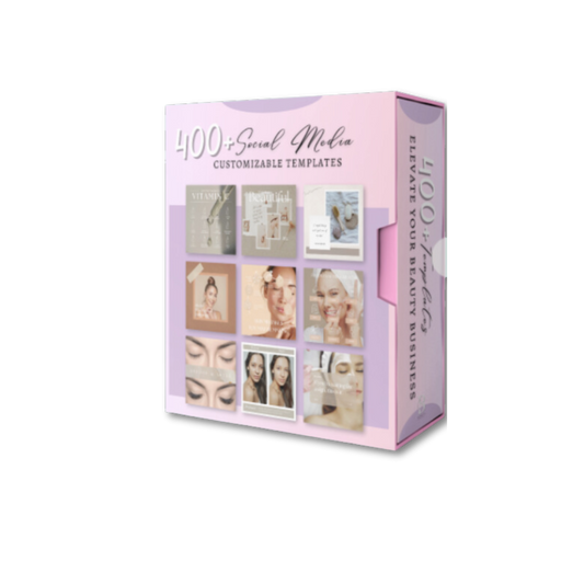 400+ Plantillas de belleza para redes sociales